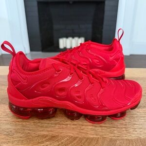 Nike Air Vapormax Plus Triple Red - Mens Size 7.5 - CW6973-600 New